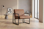 Modern 26 Arm Chair with Steel Legs