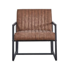 Poltrona moderna 26 Arm Chair con gambe in acciaio