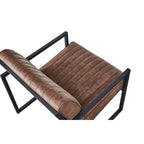 Poltrona moderna 26 Arm Chair con gambe in acciaio