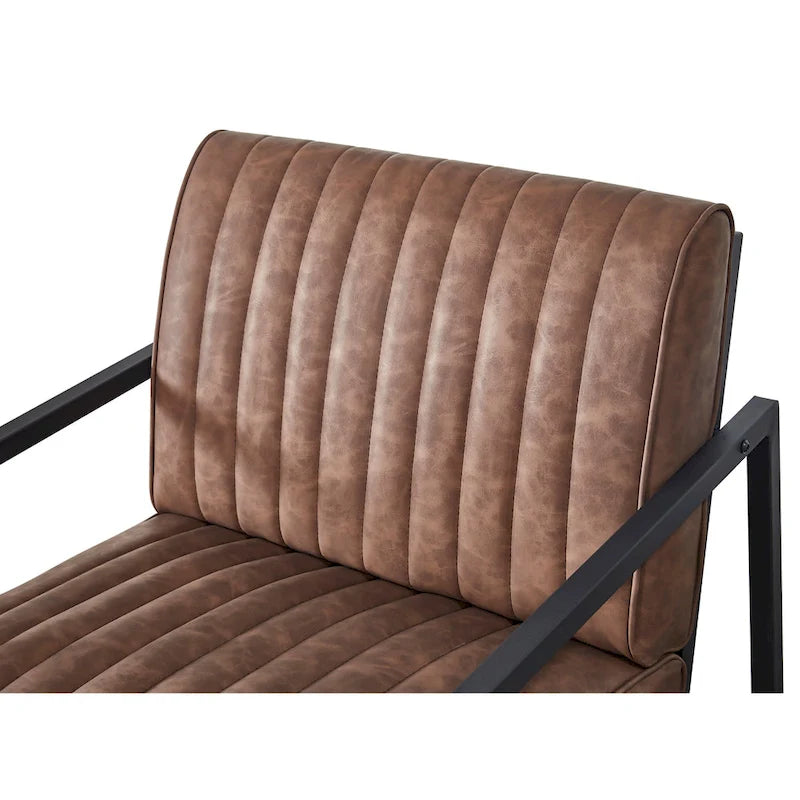 Poltrona moderna 26 Arm Chair con gambe in acciaio