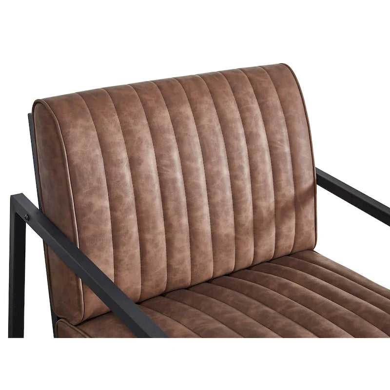 Poltrona moderna 26 Arm Chair con gambe in acciaio