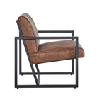 Poltrona moderna 26 Arm Chair con gambe in acciaio