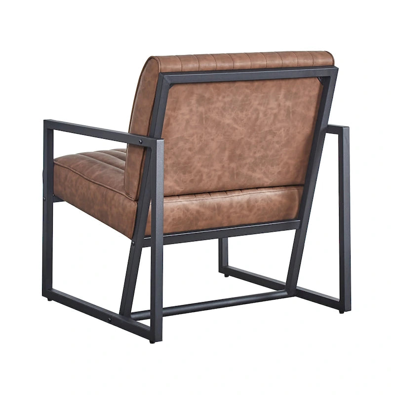 Poltrona moderna 26 Arm Chair con gambe in acciaio