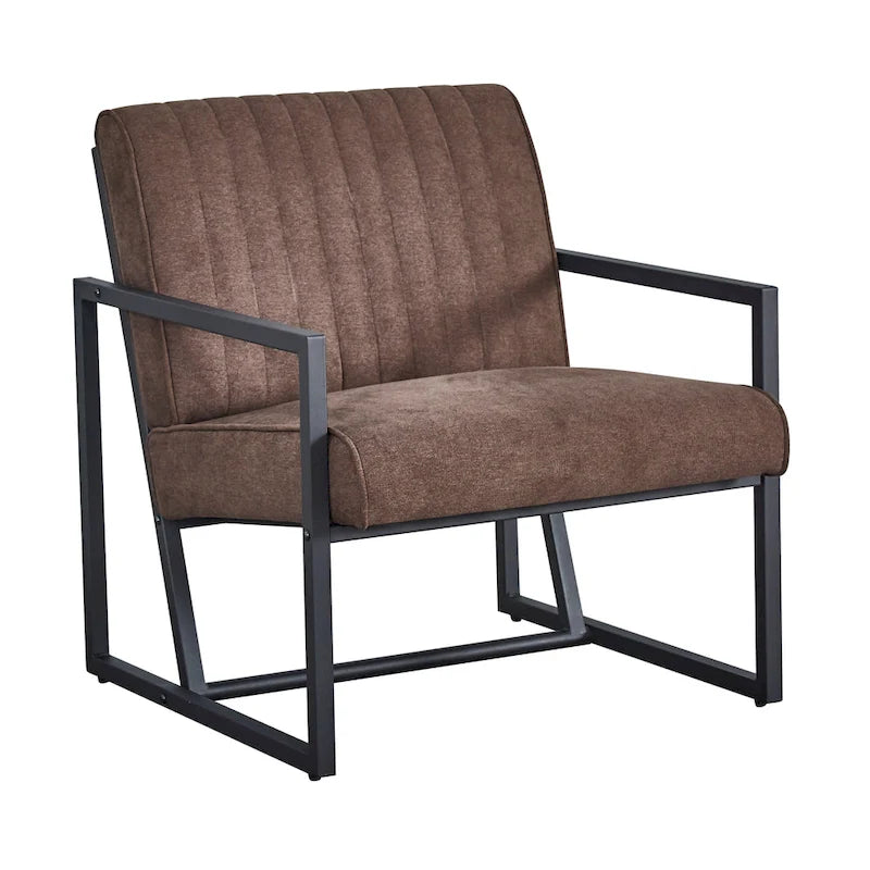 Poltrona moderna 26 Arm Chair con gambe in acciaio