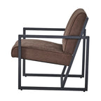 Poltrona moderna 26 Arm Chair con gambe in acciaio