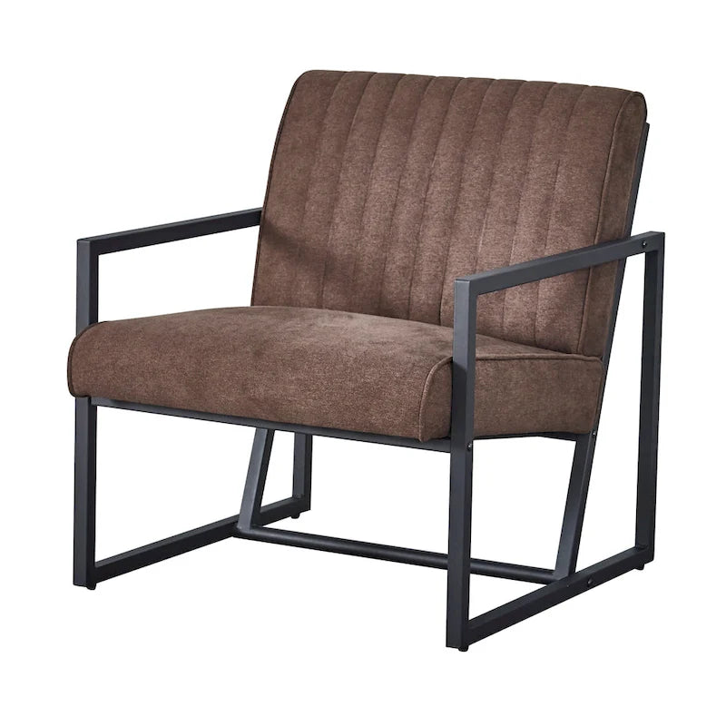 Poltrona moderna 26 Arm Chair con gambe in acciaio
