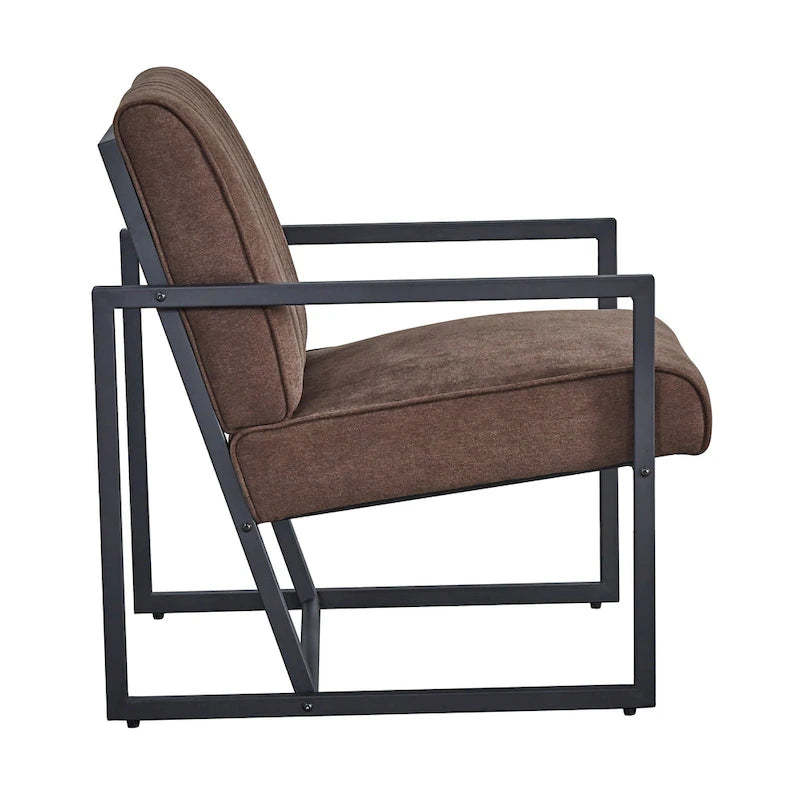 Poltrona moderna 26 Arm Chair con gambe in acciaio