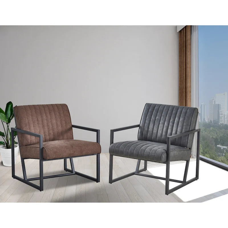 Poltrona moderna 26 Arm Chair con gambe in acciaio