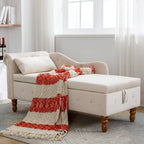 Chaise Longue da Interno in Velluto con Cuscino