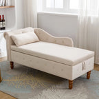 Chaise Longue da Interno in Velluto con Cuscino