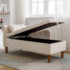 Chaise Longue da Interno in Velluto con Cuscino