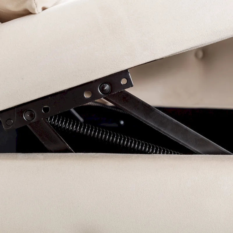 Chaise Longue da Interno in Velluto con Cuscino