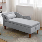 Chaise Longue da Interno in Velluto con Cuscino