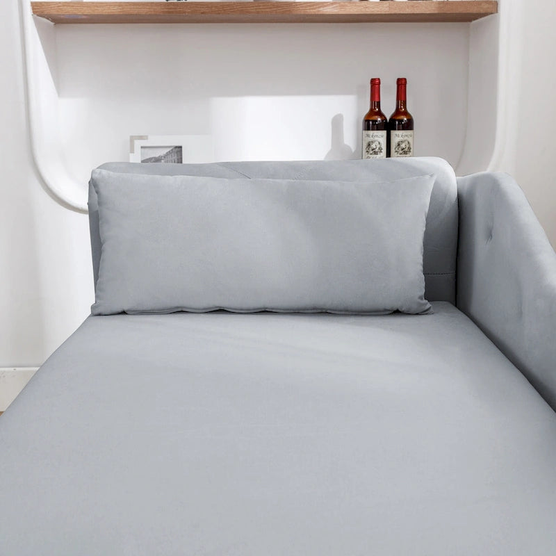 Chaise Longue da Interno in Velluto con Cuscino