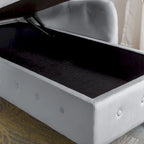 Chaise Longue da Interno in Velluto con Cuscino