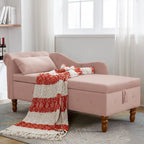Chaise Longue da Interno in Velluto con Cuscino