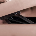 Chaise Longue da Interno in Velluto con Cuscino
