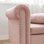 Chaise Longue da Interno in Velluto con Cuscino