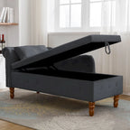 Chaise Longue da Interno in Velluto con Cuscino