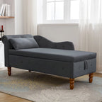 Chaise Longue da Interno in Velluto con Cuscino