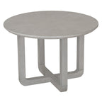 Set Tavolo da Pranzo Rotondo a 5 Pezzi, Tavolo da Pranzo e Sedie in Legno Vintage con Top a Grana di Legno Radiale per Sala da Pranzo e Cucina