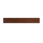 Consolle rettangolare in legno espresso con base in metallo nero - 56 L x 8 P x 30 H