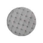Pouf rotondo trapuntato in velluto Orla Modern Glam di Christopher Knight Home