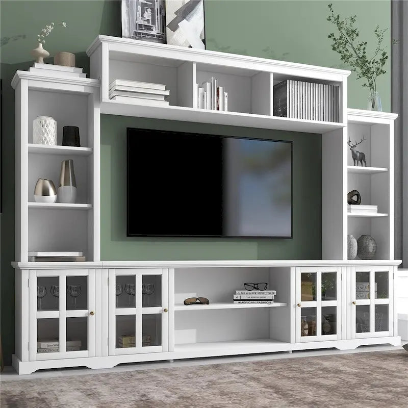 Mobile TV e parete attrezzata in stile minimalista moderno