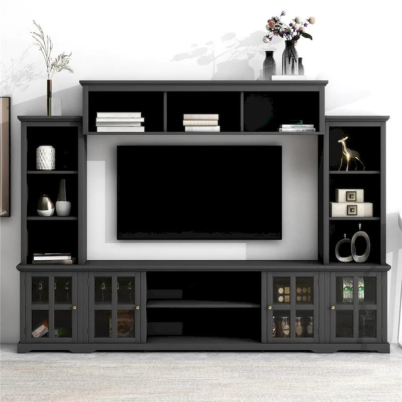 Mobile TV e parete attrezzata in stile minimalista moderno