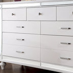 Comò a 7 cassetti e specchio Derc Contemporary, set di 2 pezzi di Furniture of America