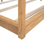 Letto a baldacchino con gambe di supporto