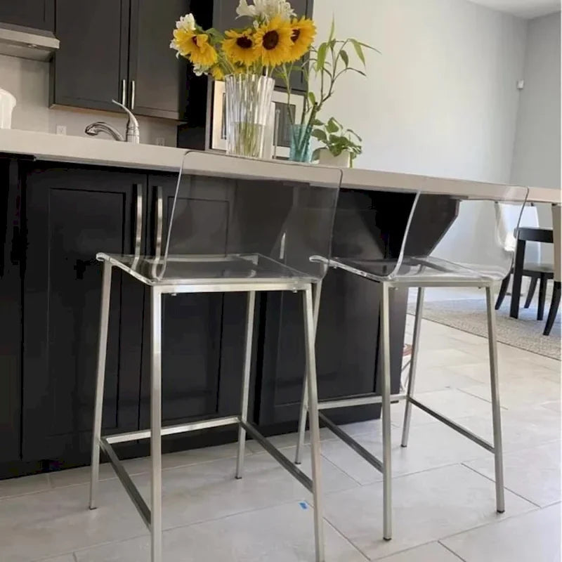 Sgabello Moderno Trasparente
