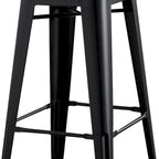Set di 2 sgabelli da bar in metallo da 76 cm