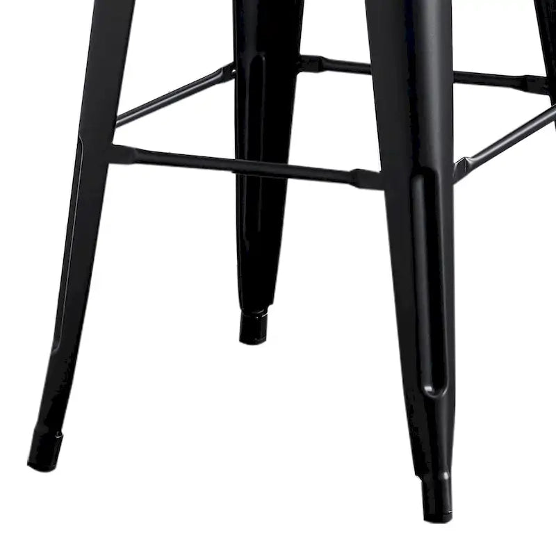 Set di 2 sgabelli da bar in metallo da 76 cm