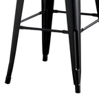 Set di 2 sgabelli da bar in metallo da 76 cm