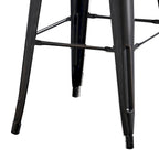 Set di 2 sgabelli da bar in metallo da 76 cm