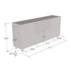 Caminetto elettrico 71 Credenza