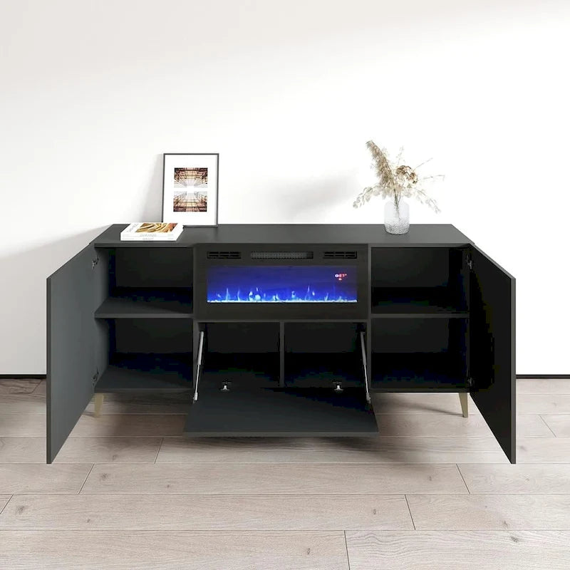 Caminetto elettrico 71 Credenza
