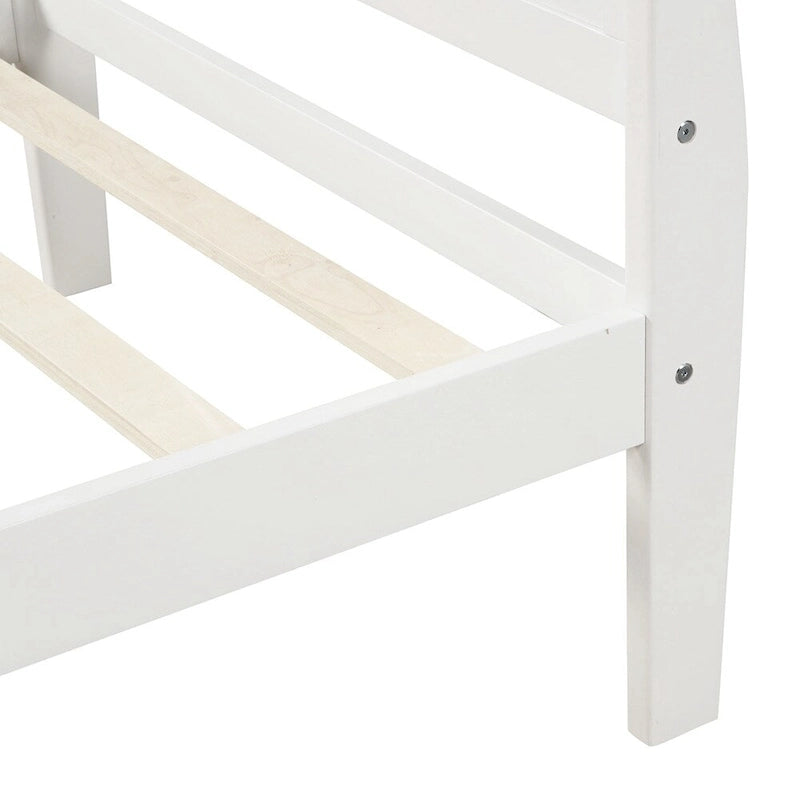 Letto a due piazze in legno