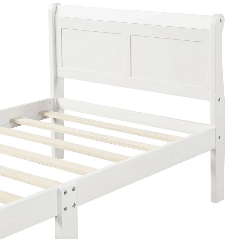 Letto a due piazze in legno