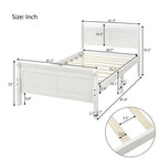 Letto a due piazze in legno
