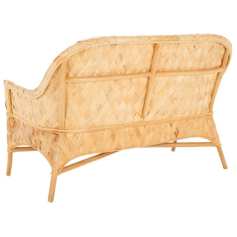 Panca Divano in Rattan Intrecciato – 52L x 24P x 33A