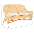 Panca Divano in Rattan Intrecciato – 52L x 24P x 33A