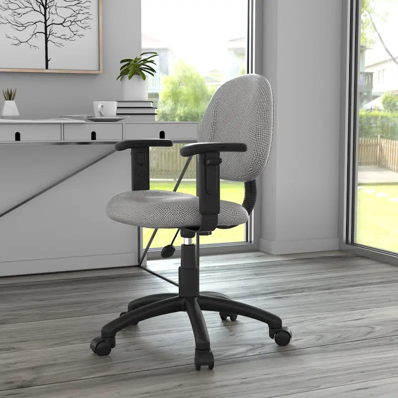 Sedia ergonomica deluxe con braccioli regolabili