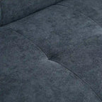 Divano moderno in velluto largo 82,3" con bottoni gioiello, braccioli quadrati capitonné, 2 cuscini inclusi, beige, 4 colori disponibili