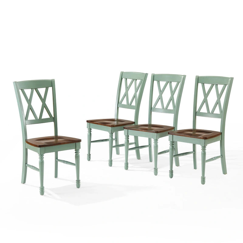 Set di 4 sedie da pranzo Shelby