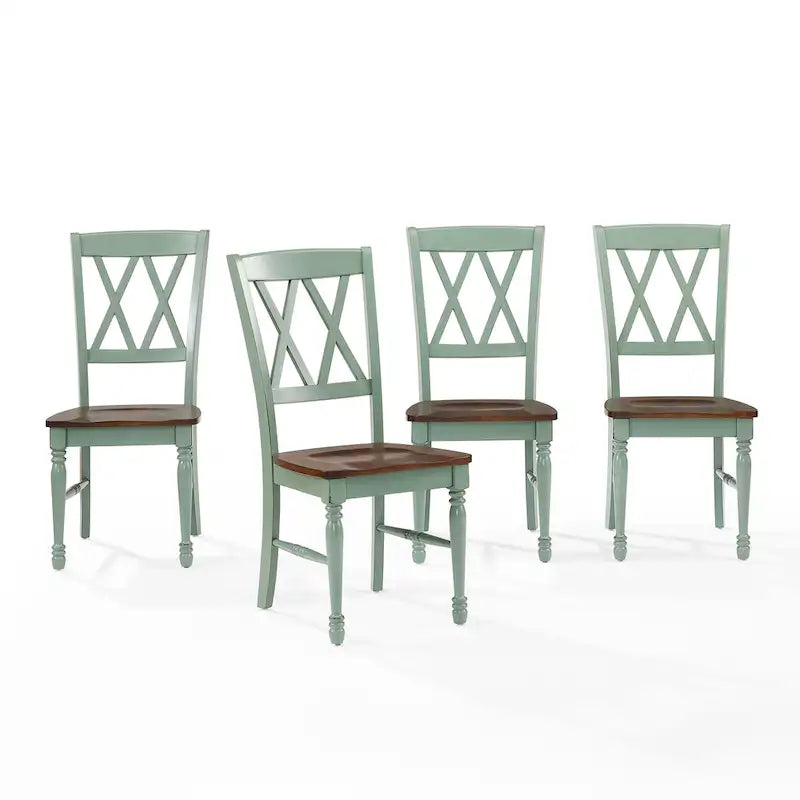 Set di 4 sedie da pranzo Shelby