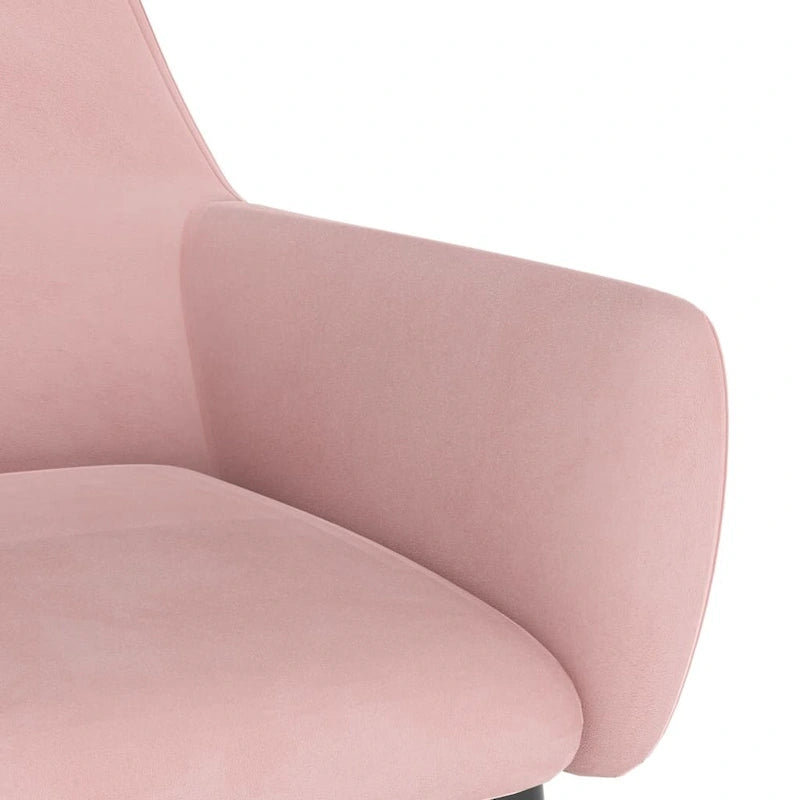 Sedie da pranzo in velluto con gambe in metallo, set da 2 - 56 x 56 x 78 cm