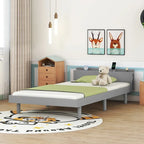 Letto a piattaforma dal design moderno con porta USB integrata