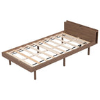 Letto a piattaforma dal design moderno con porta USB integrata